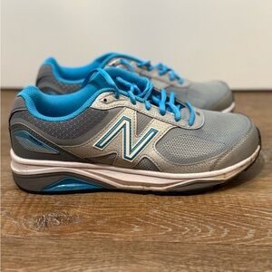 New Balance 1540v3 Running Shoes – Women’s 9.5 (2E Wide) – Gray Blue Sneakers
